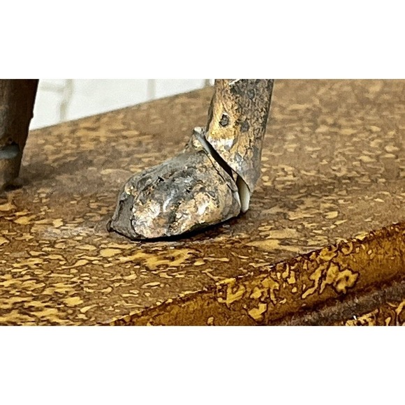 Art Deco Style Bronzed Statue Sculpture Whippet Greyhound Dog on Base - Picture 6 of 10